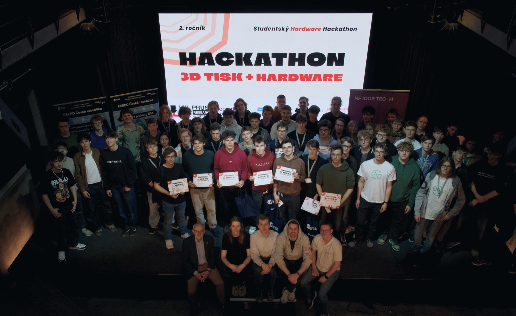 Fotka z 2. ročníku hackathonu